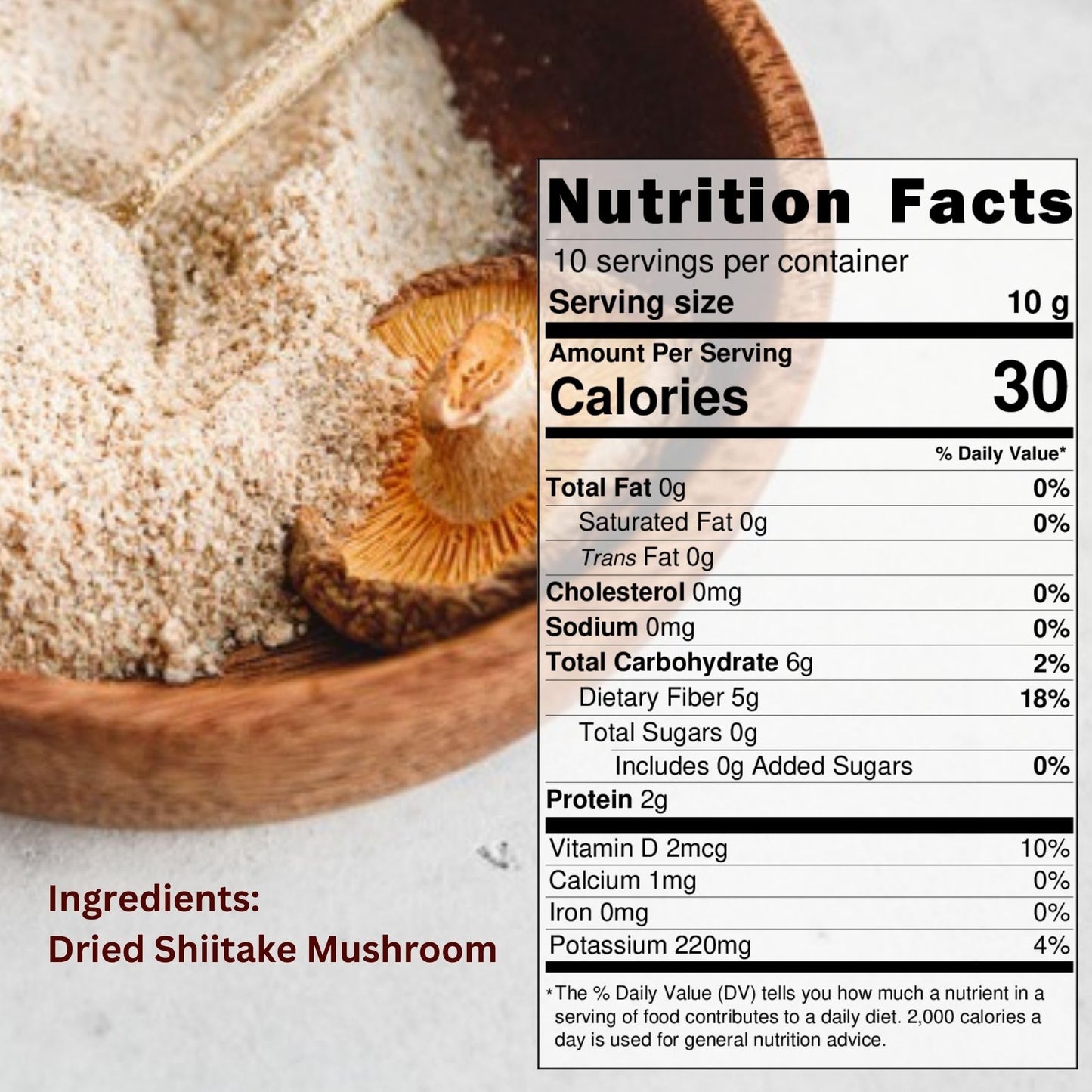 Japanese Shiitake Umami Powder 1.4oz – 100% Natural, No MSG | Towa Kanbutu