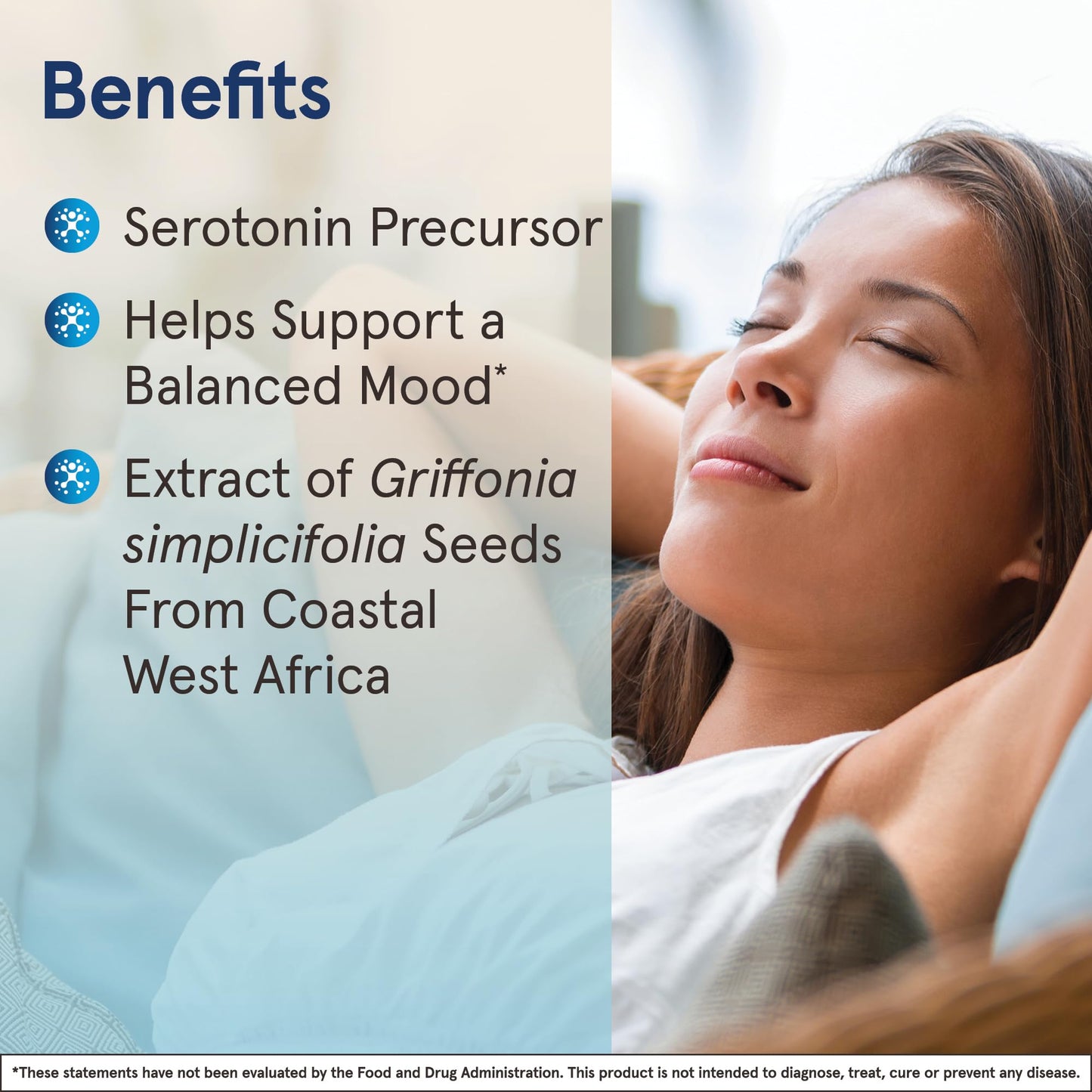 Jarrow Formulas 5-HTP 100 mg – 90 Veggie Capsules | 90 Day Supply