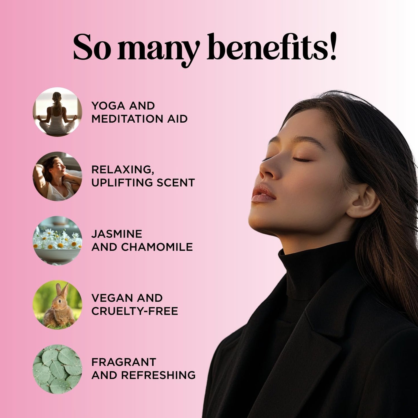 Floral Essential Oil Blend for Diffuser - Jasmine Chamomile & More | Pure Undiluted