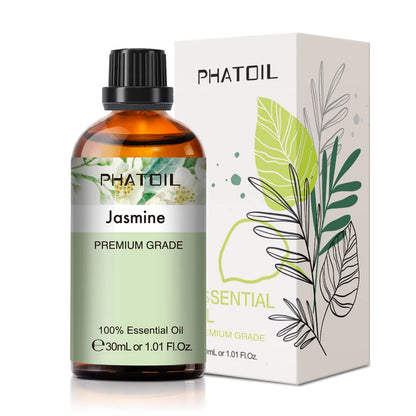 Jasmine Essential Oil 30ml | PHATOIL Long-Lasting Jasmine Oil for Aromatherapy, Diffusers, DIY Soap & Candles