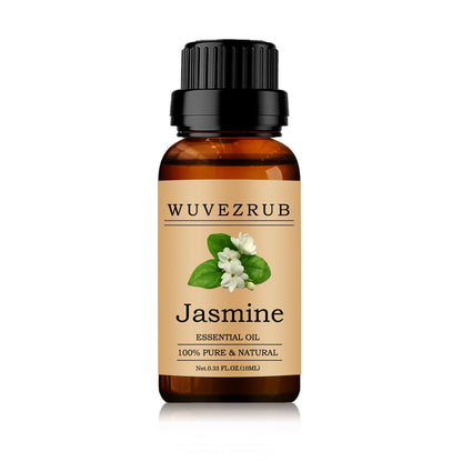 Jasmine Essential Oil 10ml – Organic 100% Pure & Natural for Aromatherapy Diffuser (0.33 fl oz)