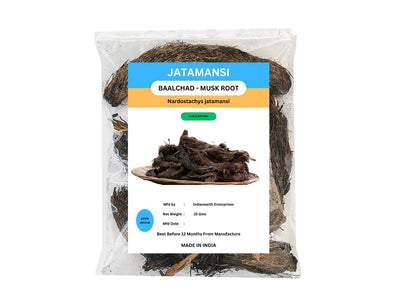 2 Packs Jatamansi Root – Balchad Musk Root, Spikenard (Nardostachys Jatamansi) 25 GMS
