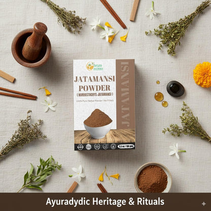 Herbs Botanica Jatamansi Root Powder – Hair Growth & Stress Relief | 5.3 oz