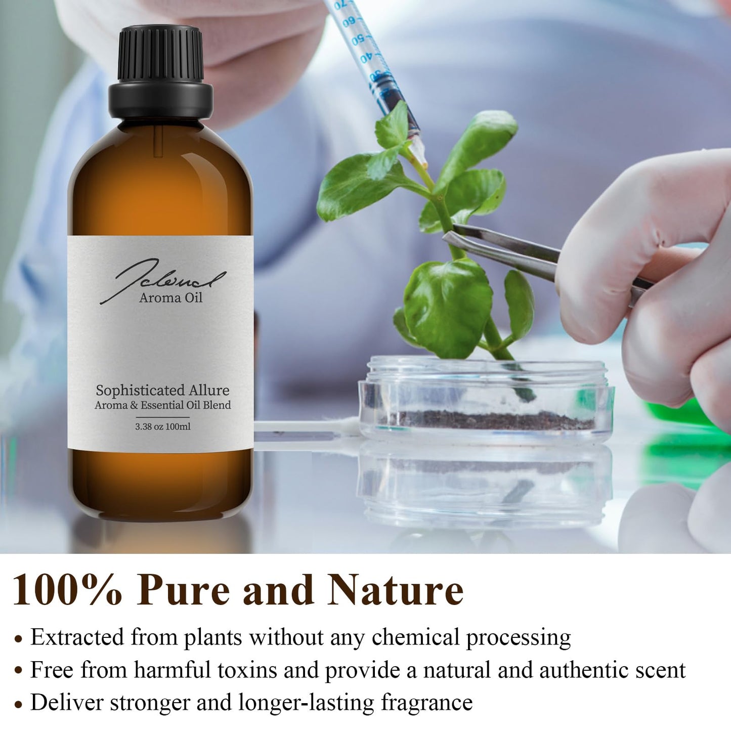 JCLOUD Sophisticated Allure Hilton-Inspired Diffuser Oil - Jasmine & Cinnamon, 100mL