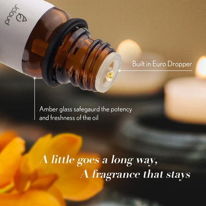 JCLOUD Modern Glamour Essential Oil – W Hotel Inspired Rose & Cedarwood Diffuser Oil, 10mL
