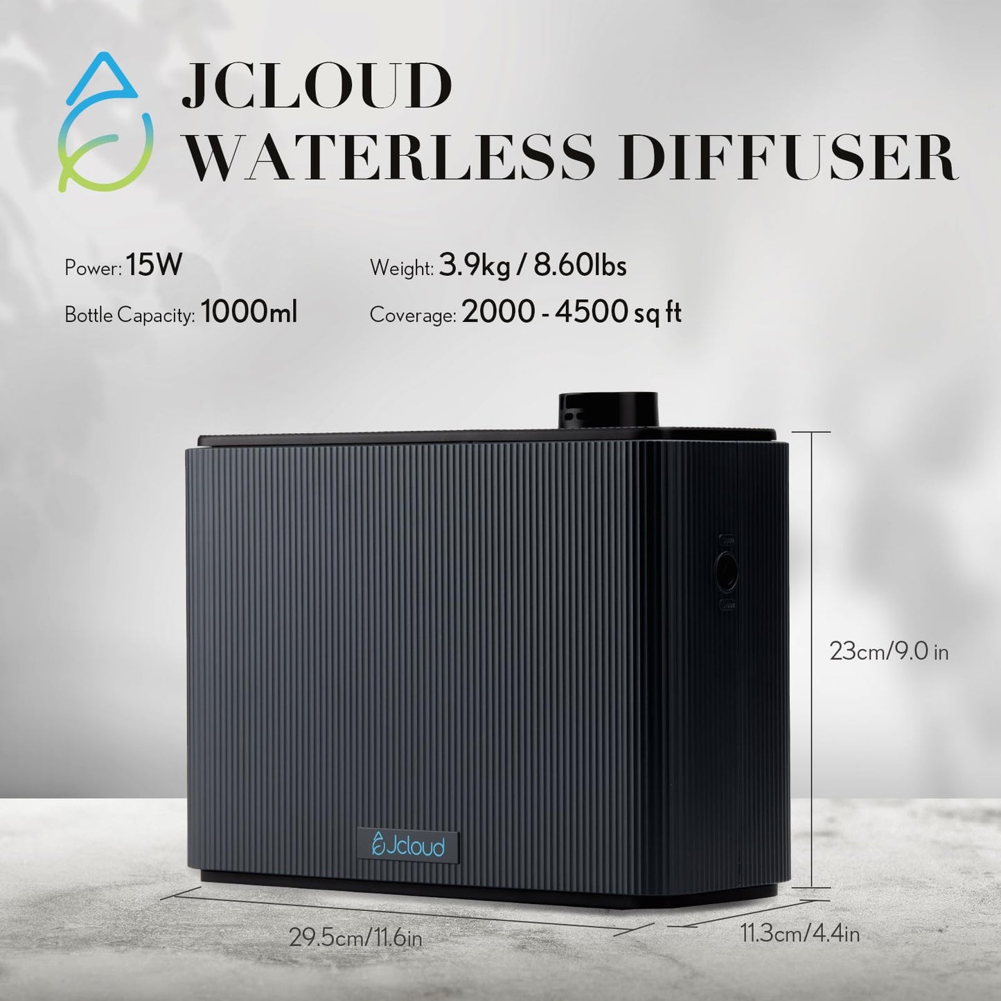 JCLOUD Smart Scent Air Machine 1000ML – Large Room Diffuser Up to 4500 Sq Ft