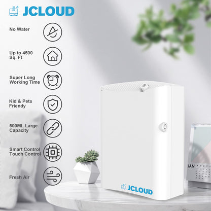 JCLOUD Smart Scent Air Machine Pro - Cold Air Diffusion for Home & HVAC, 500ML, Waterless, Up to 4500 Sq Ft, White