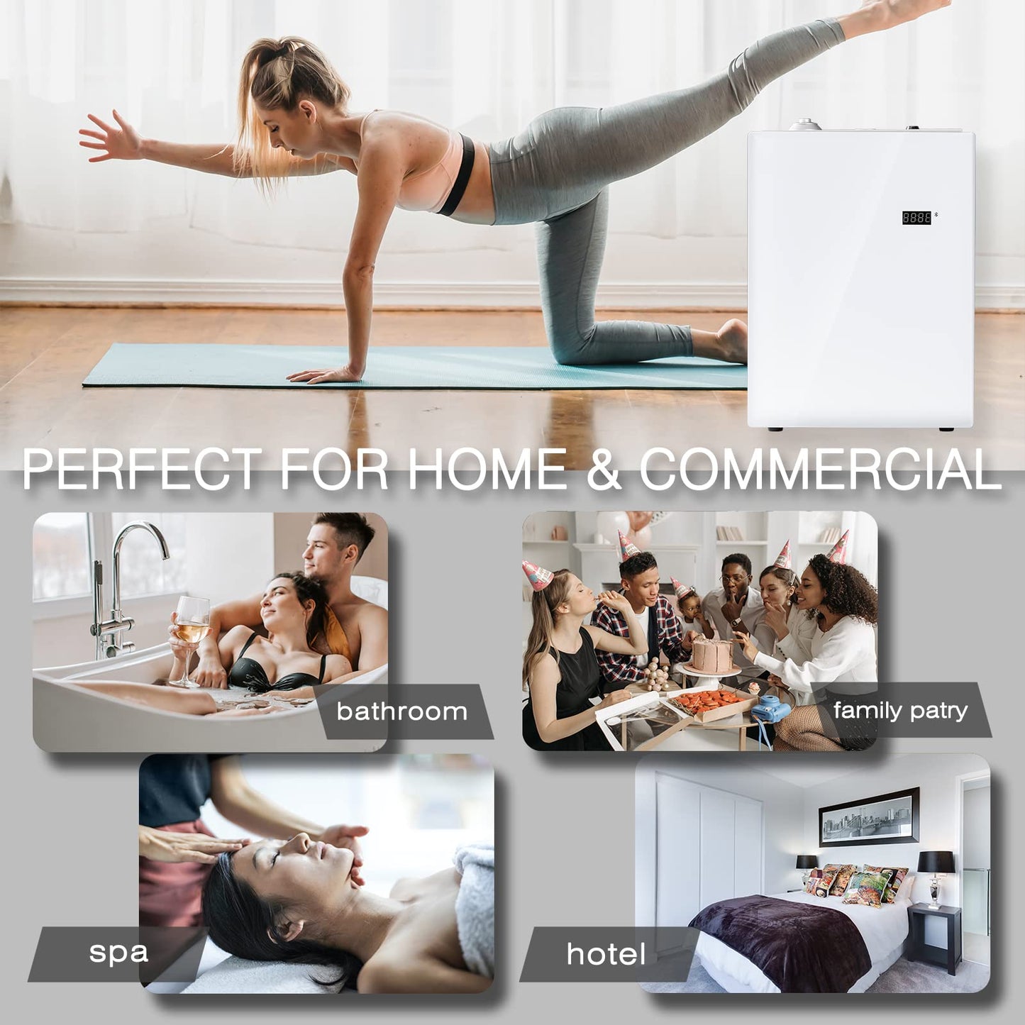 JCLOUD Smart Scent Air Machine Pro – Cold Air Diffuser 500ml