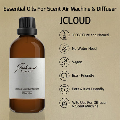 JCLOUD White Tea Essential Oil – Hotel Scent, 100ml | Pure & Natural Aromatherapy
