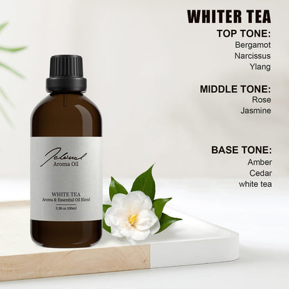 JCLOUD White Tea Essential Oil – Hotel Scent, 100ml | Pure & Natural Aromatherapy