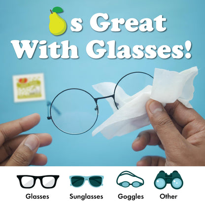 JELLY BELLY Scented Wipes – 108-Pack Glasses & Device Cleaner Wipes with 6 Scents