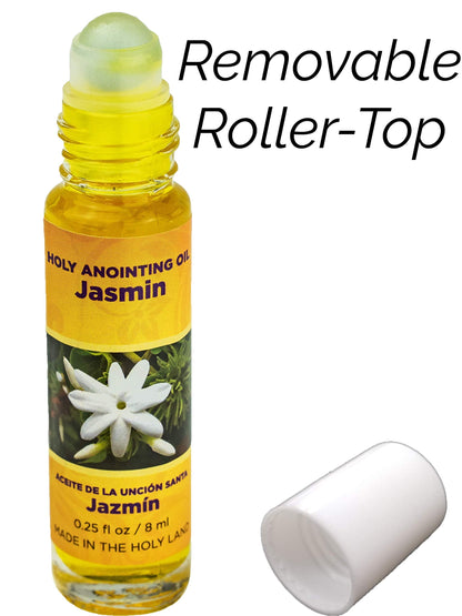 Jasmin Holy Land Anointing Oil – Jerusalem 1/4 oz Roller | Gift for Clergy