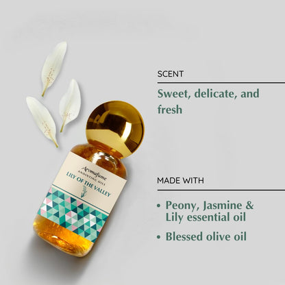 Lily of the Valley Anointing Oil 9ml | Jerusalem Olive Oil with Biblical Spices