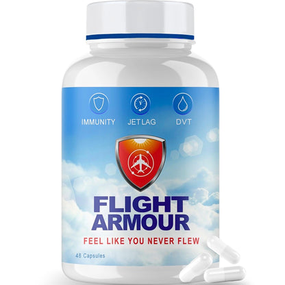 Jet Lag Remedy for Travel | Energy + Immunity + Swelling | Jetlag Relief Pills Based on Science (No Homeopathic) Maximize Vacation or Business Trip - Hailed As Long Airplane Flight Must Haves