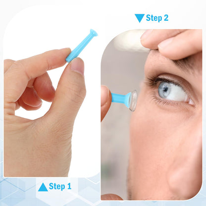 JIEYAO 6Pcs Contact Lens Remover Tool – Silicone Eye Suction Cup for RGP Scleral Lenses