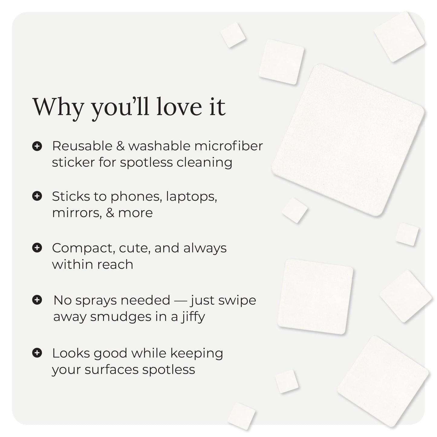 Jiffys Restickable Cleaning Pads – Reusable & Washable Multi-Surface Cleaner for Home & Kitchen, Ivory