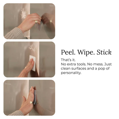 Jiffys Restickable Cleaning Pads – Reusable & Washable Multi-Surface Cleaner for Home & Kitchen, Ivory
