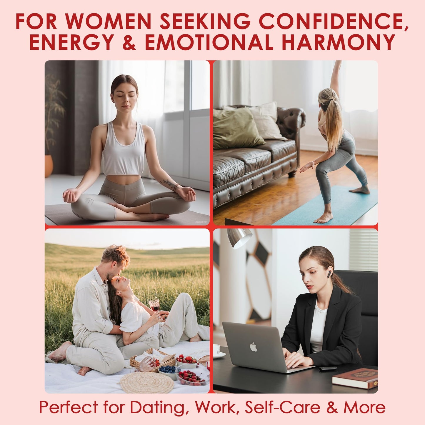 JINMAO Pheromone Gummies for Women – Inner Balance & Confidence | Vegan, Gluten-Free, 60 Gummies