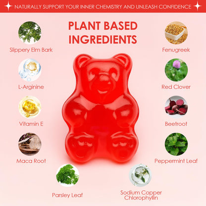JINMAO Pheromone Gummies for Women – Inner Balance & Confidence | Vegan, Gluten-Free, 60 Gummies