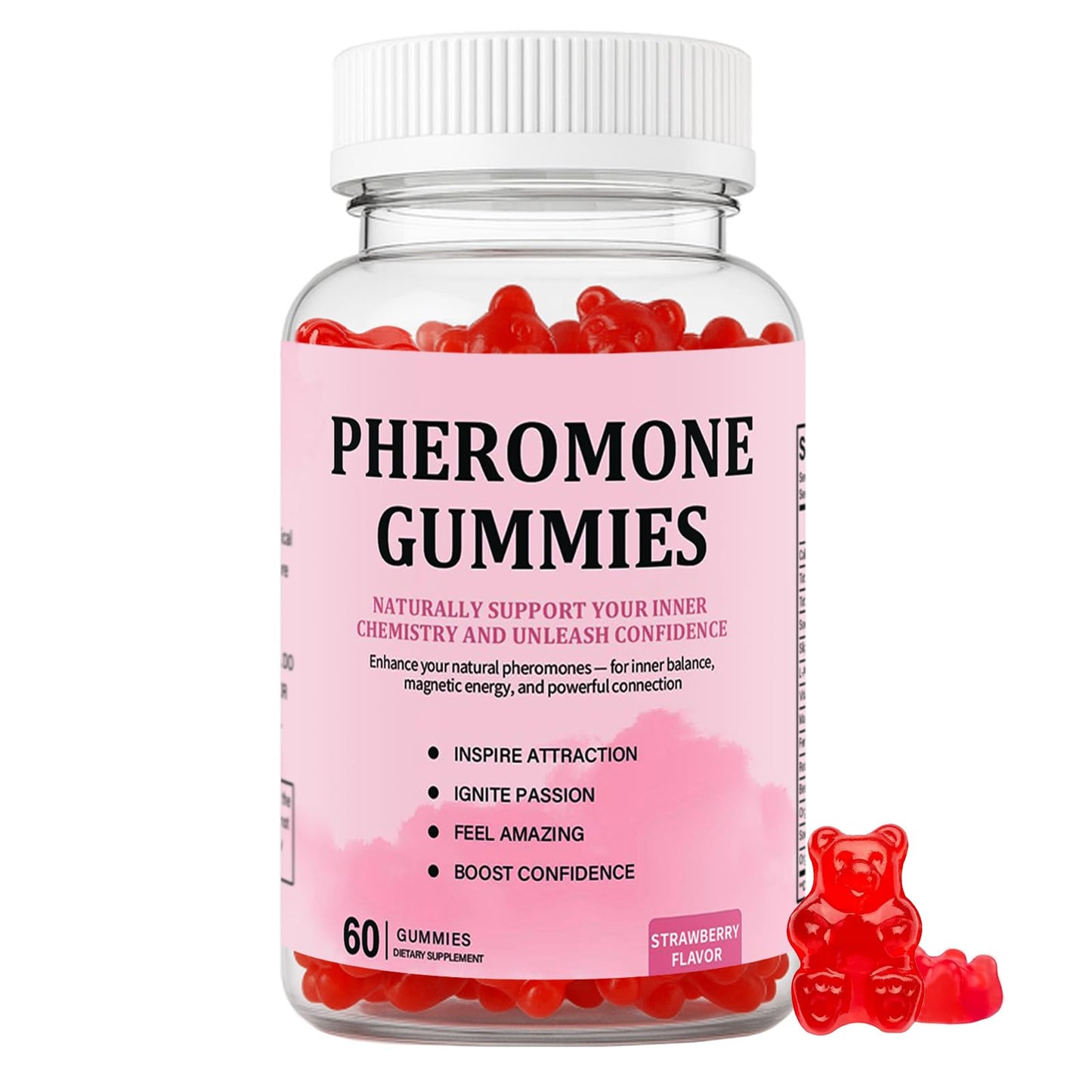 JINMAO Pheromone Gummies for Women – Inner Balance & Confidence | Vegan, Gluten-Free, 60 Gummies