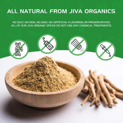 Jiva Organics Ashwagandha Root Powder 20oz – Organic, Raw, Non-GMO, Lab Tested