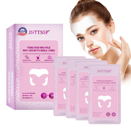 JNTTSSP Smile Line & Forehead Wrinkle Patches - Anti-Wrinkle, 36 Packs