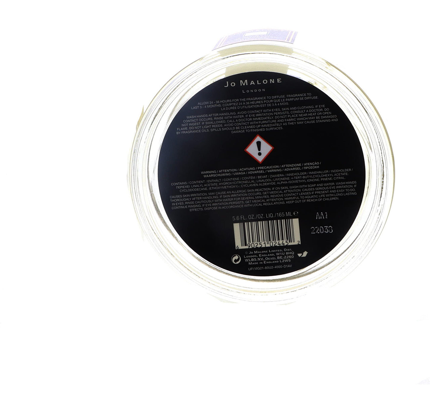 Jo Malone London Lime Basil & Mandarin Scent Surround Diffuser 5.6 oz - No Color