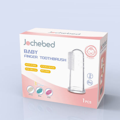 Jochebed Baby Finger Toothbrush – Teething Training, Soft Silicone, 3 PCS
