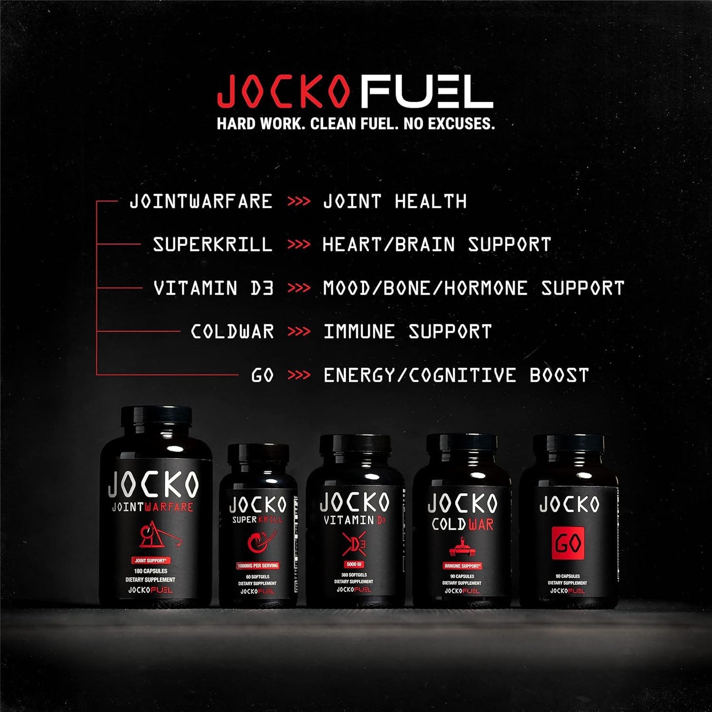 Jocko Fuel Immune Support Supplement – Elderberry, Zinc & Vitamin C | 90 Capsules