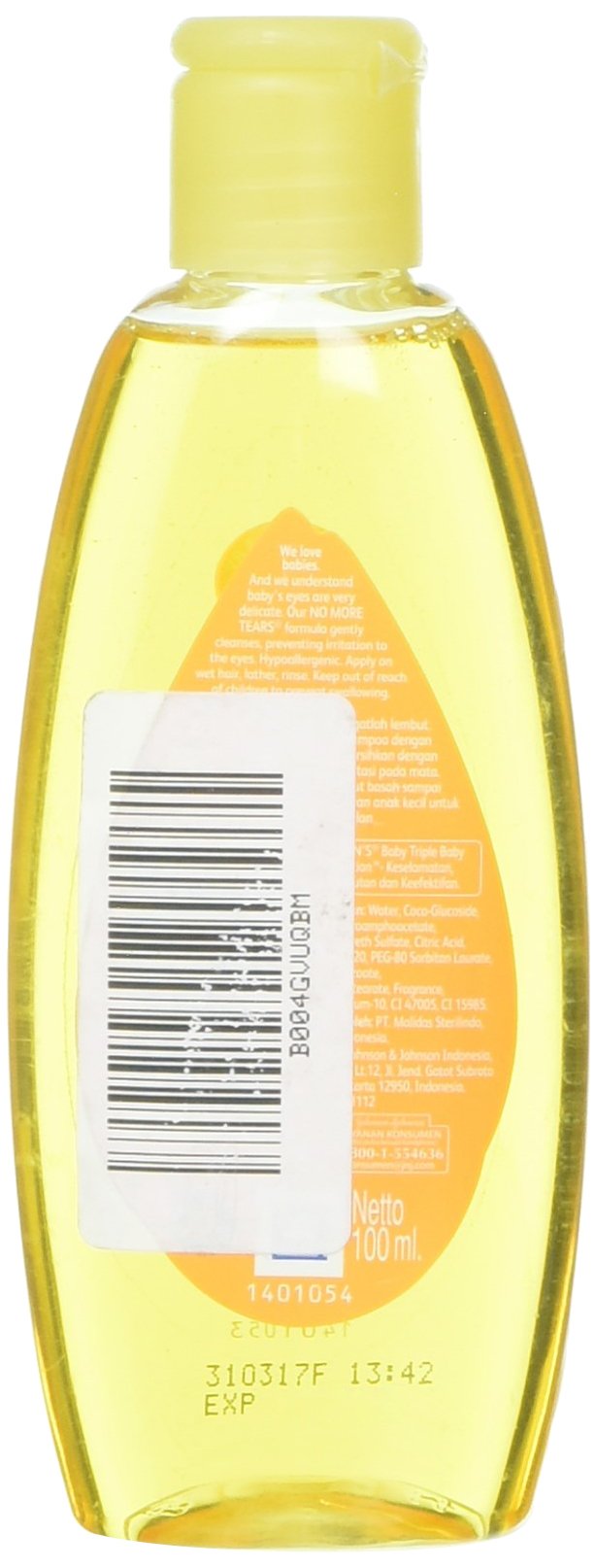 Johnson's Baby Shampoo 100 ml by Johnson & Johnson | NO MORE TEARS Formula