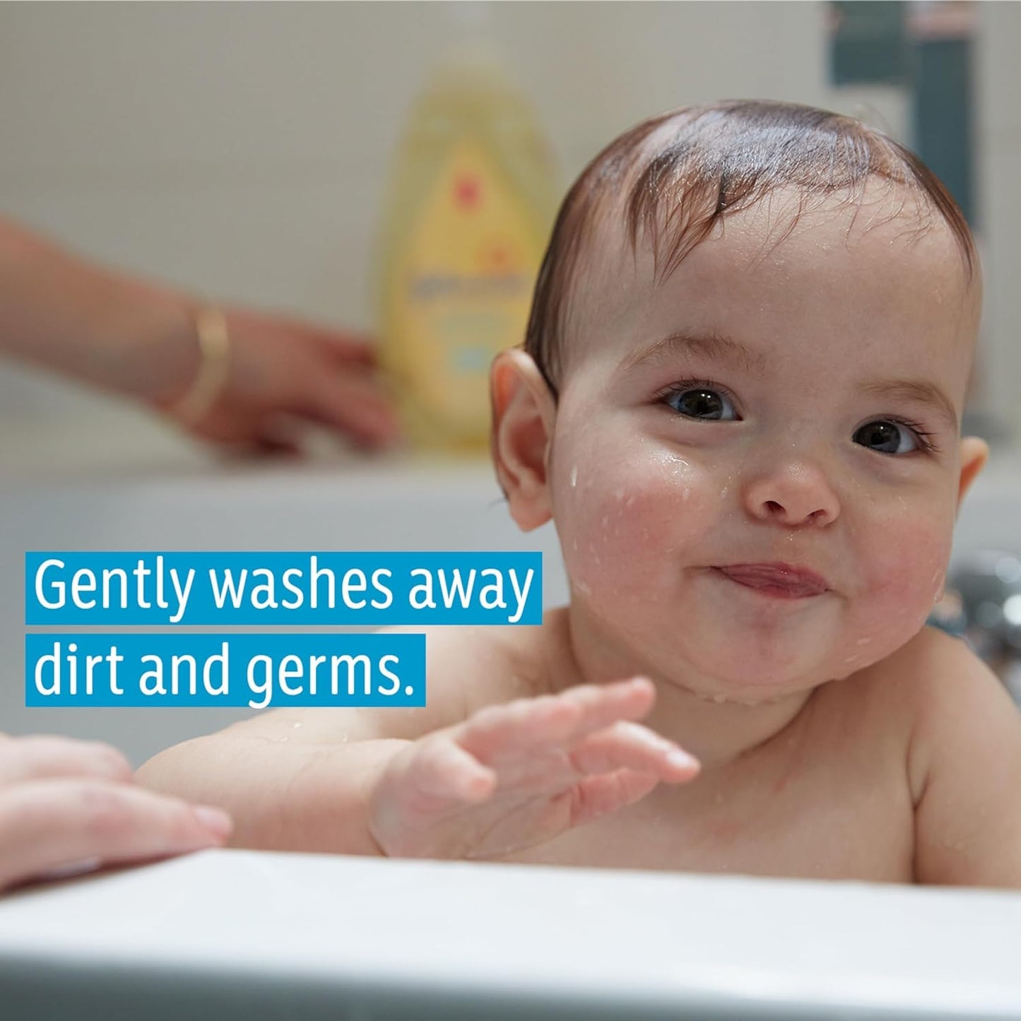 Johnson's Top-to-Toe Baby Wash and Shampoo 4-Pack - 100mL Travel Size, Tear-Free, Paraben/Sulfate/Dye Free