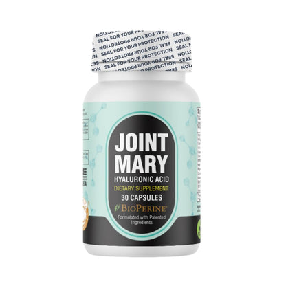 JOINT MARY Hyaluronic Acid Joint Support - Collagen, Turmeric, Glucosamine (30 Caps)