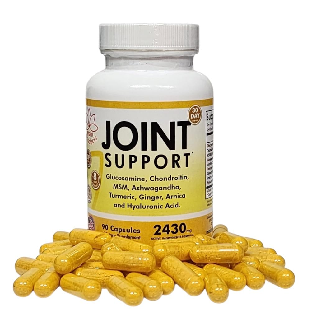 Joint Support 2430mg – Glucosamine, Chondroitin, MSM, Hyaluronic Acid (90 Capsules)