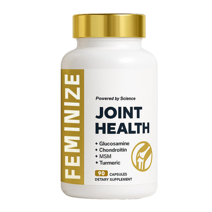 Joint Support Supplement for Women and Men – Glucosamine, Chondroitin, MSM & Turmeric | 90 Capsules