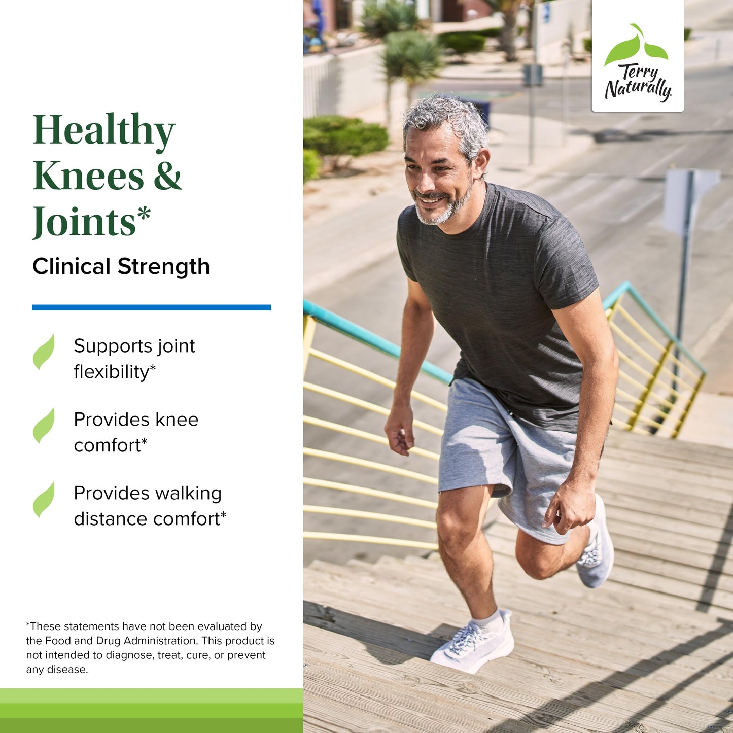 Terry Naturally Healthy Knees & Joints – Bone Health & Joint Flexibility (60 Capsules)