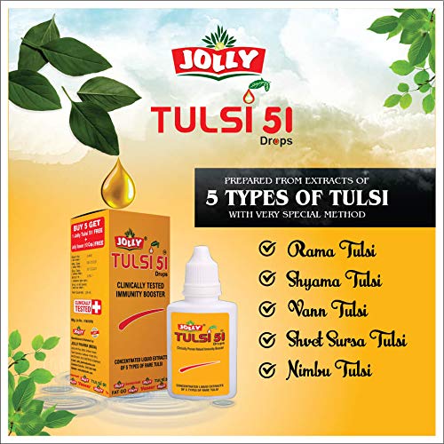 Jolly Tulsi 51 Drops Natural Immunity Booster – 30 ml | Jolly Pharma