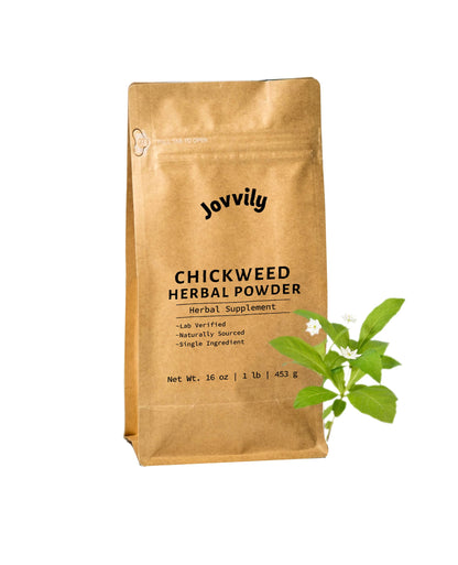 Jovvily Chickweed Herb 1lb – Common Chickweed, Gluten-Free, Traditional Supplement