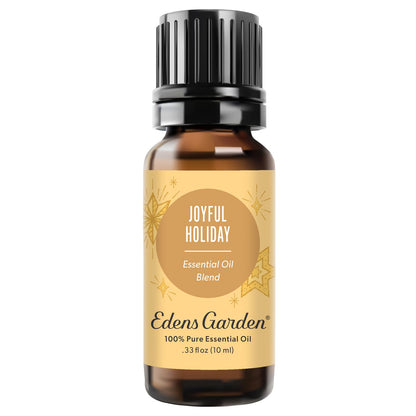 Joyful Holiday Essential Oil Blend by Edens Garden – 100% Pure Premium Grade, Christmas Diffuser Oil 10 ml