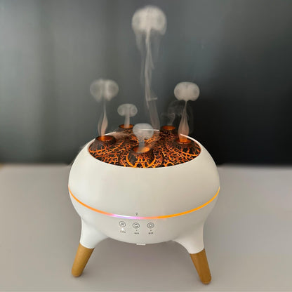Essential Oil Diffuser by JOYFULNEST CO. – Dancing Jellyfish, 7 LED Lights, Remote & Auto-Off