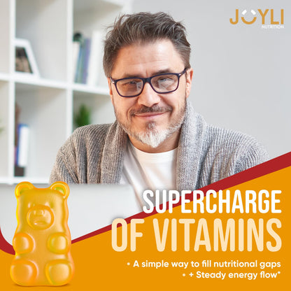 Joyli Sugar-Free Superfruit Gummies – Adult Multivitamin for Immunity & Energy