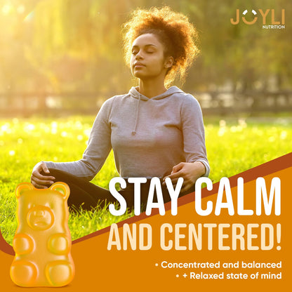 Joyli L Tyrosine Gummies 1000mg - Focus, Mood & Energy | Vegan, Gluten-Free