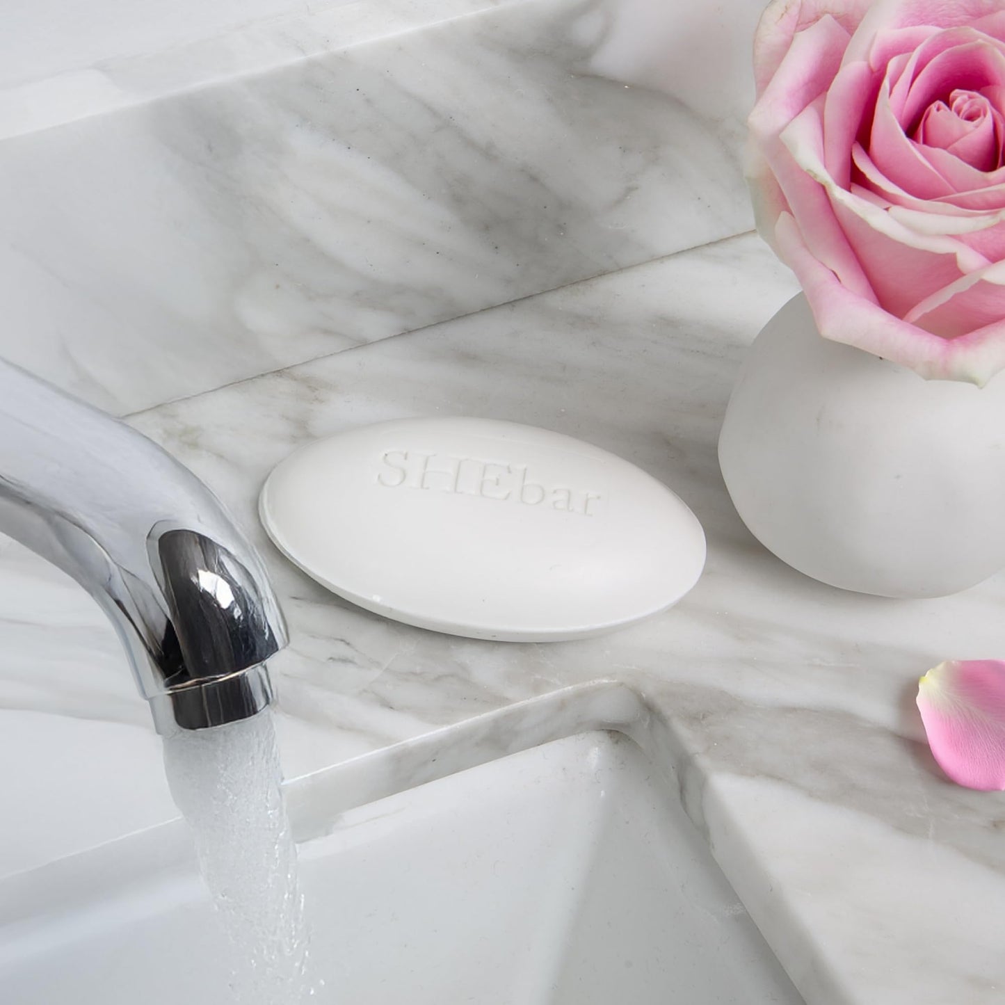 Joylux SHEbar Feminine Cleansing Bar – pH-Balanced, Velvety Lather, Mandarin Scent
