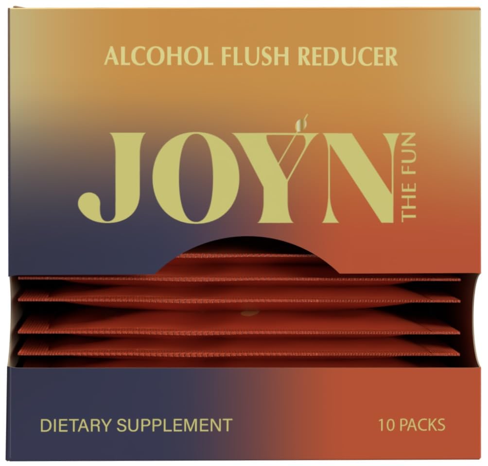 JOYN Alcohol Flush Relief & Liver Support | Detox & Asian Glow | 10 Servings
