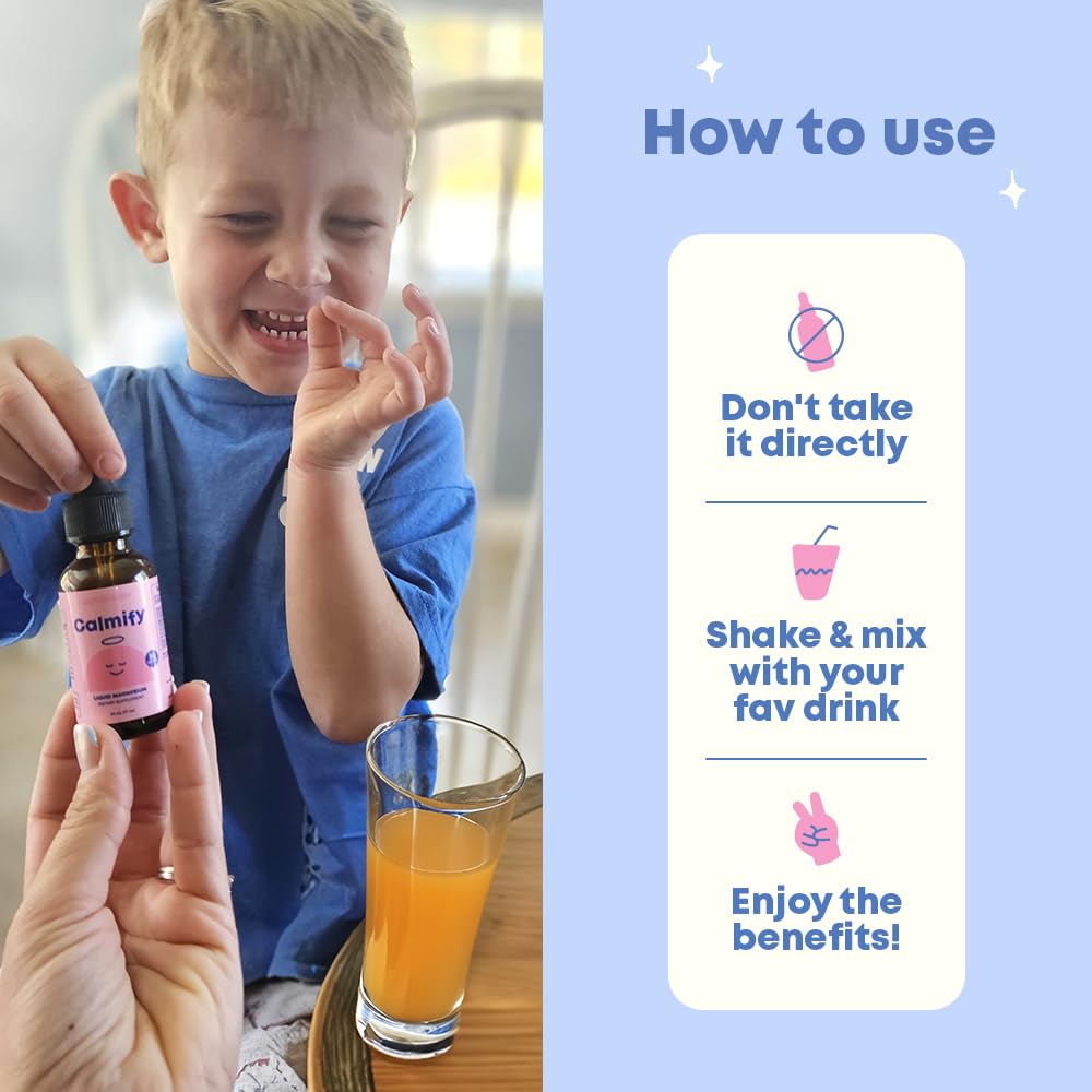 JoySpring Calmify: Liquid Magnesium for Kids - Chamomile & L-Theanine
