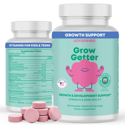 JoySpring Growth Vitamins for Teens & Kids – Height Support, Sugar Free