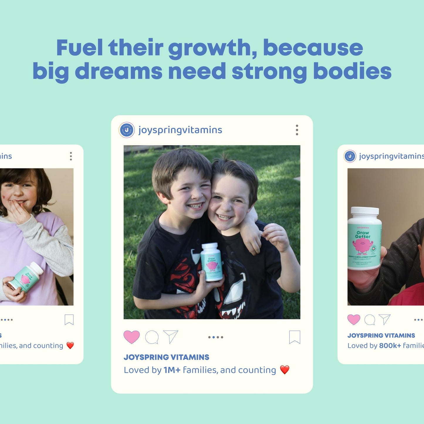 JoySpring Growth Vitamins for Teens & Kids – Height Support, Sugar Free