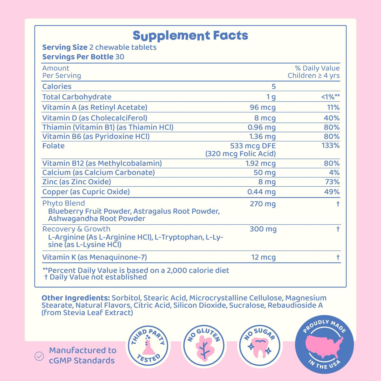 JoySpring Growth Vitamins for Teens & Kids – Height Support, Sugar Free