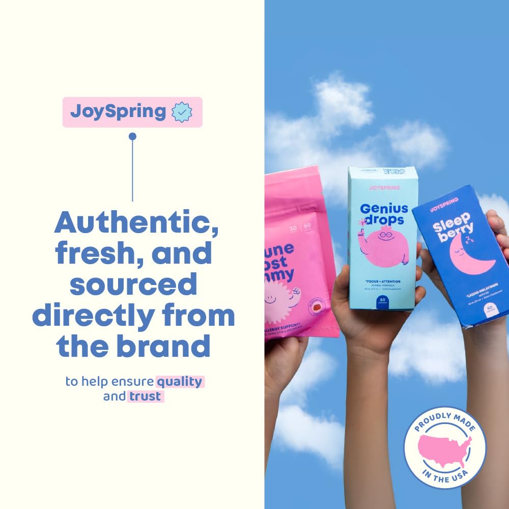 JoySpring Growth Vitamins for Teens & Kids – Height Support, Sugar Free