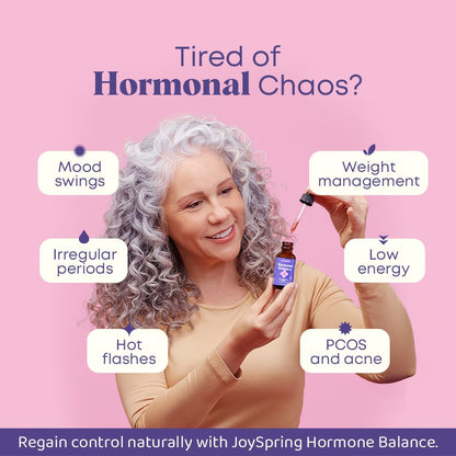 JoySpring Hormone Balance for Women - Black Cohosh, Menopause & PMS Relief