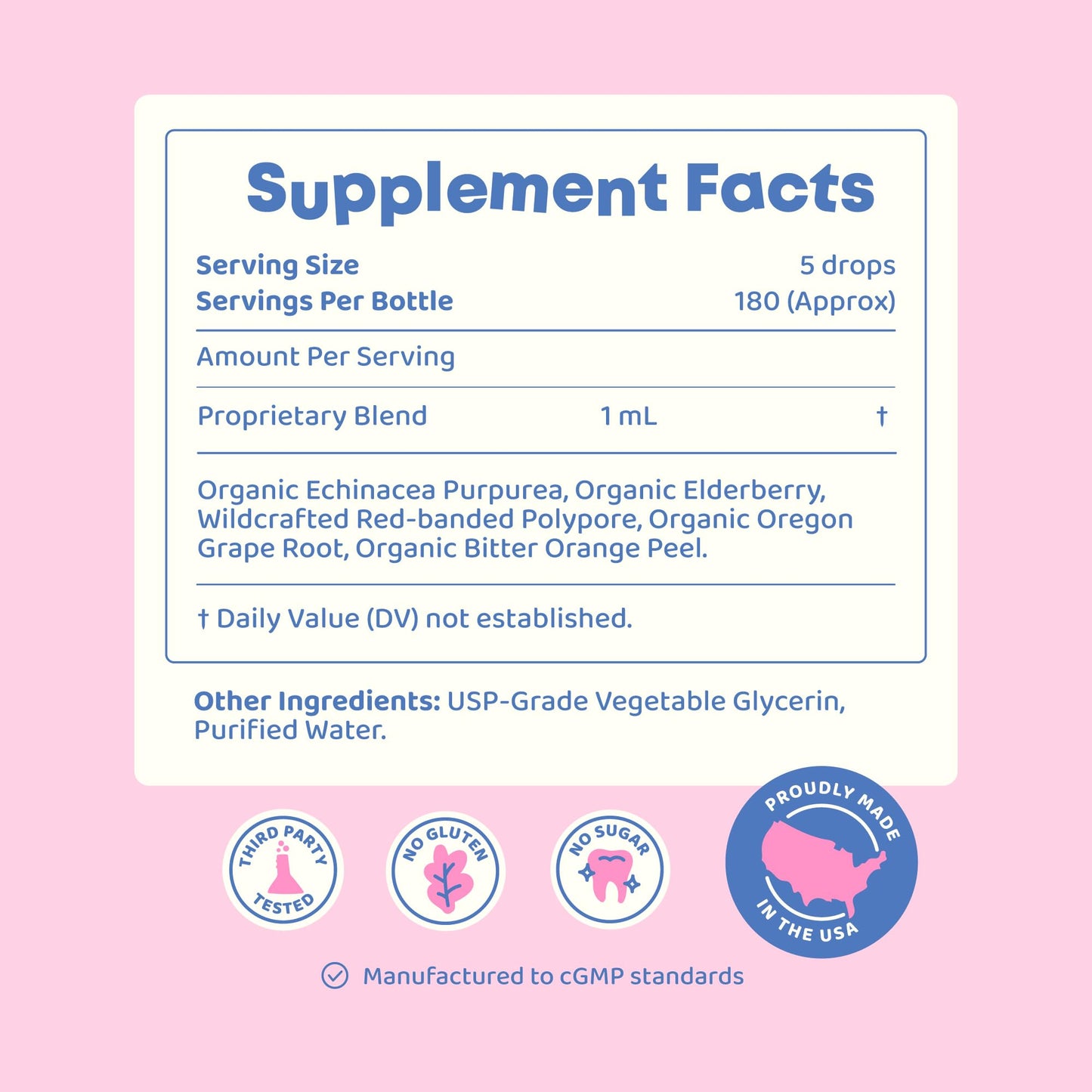 JoySpring Immune Drops - Family Immunity Support (1 oz, 30 Servings) with Organic Elderberry